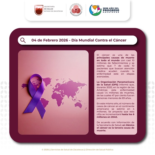 04 de Febrero Día Mundial contra el Cáncer