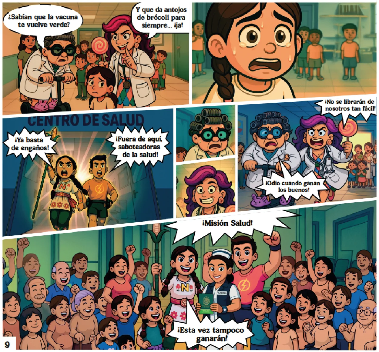 Historieta Misión Salud 10
