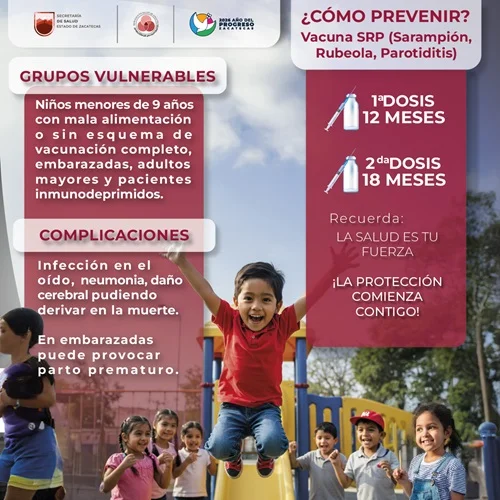 Sarampión Grupos Vulnerables